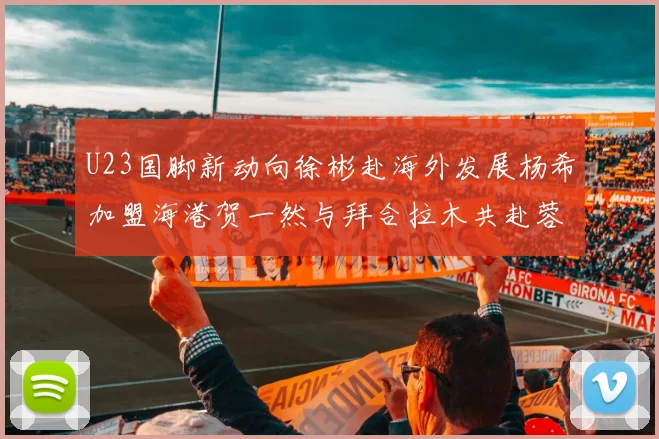 U23国脚新动向徐彬赴海外发展杨希加盟海港贺一然与拜合拉木共赴蓉城